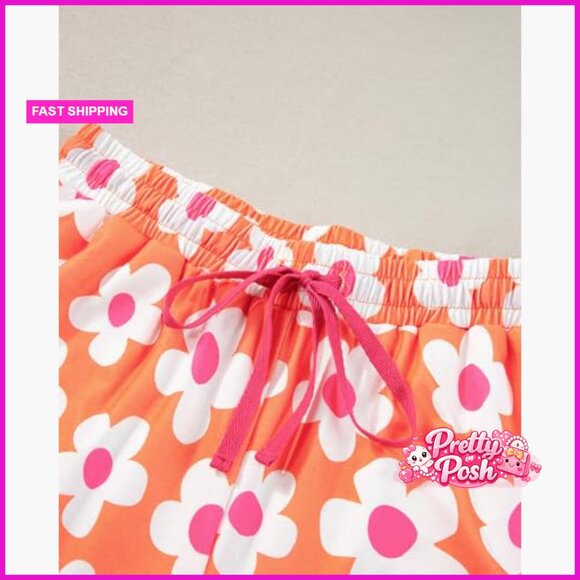 Polyester Elastane Short Sleeve Button Down Pajama Set - Picture 2 of 7